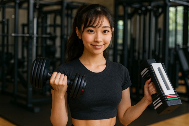 初心者向けの可変式ダンベル
