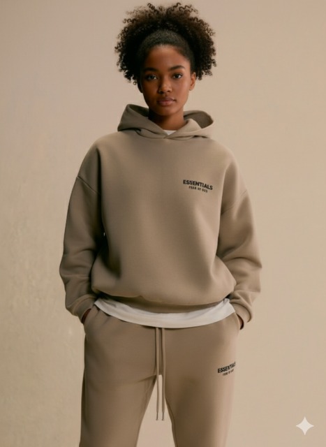 Fear of God Essentialsのセットアップを忠実に再現したAI画像2