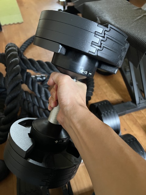 12kg設定時の側面
