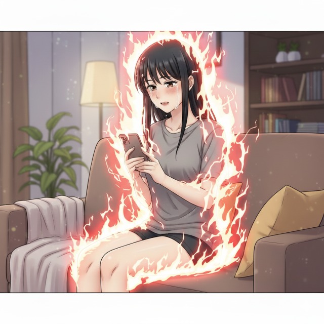 8コマ目: 感動と闘志
