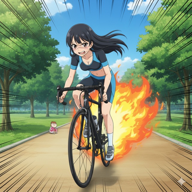 2コマ目: 爆走