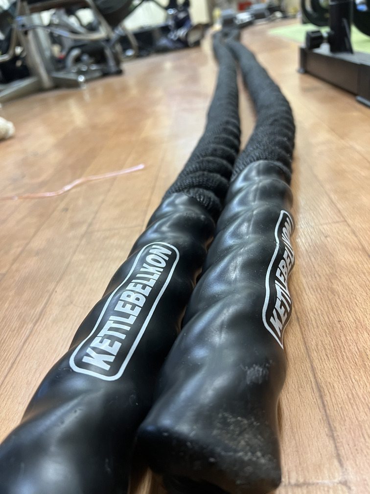 僕が使っているバトルロープの実物写真