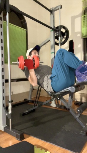 インクラインカール トップ位置