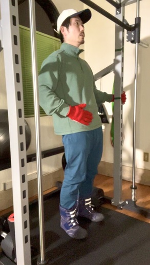 シシースクワット フィニッシュ